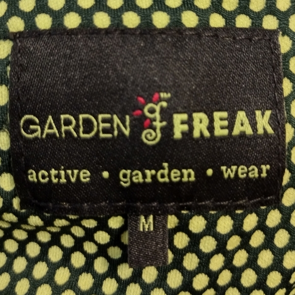 Garden Freak Legging pants with removable Knee Pads Black & Neon Green NWT - Picture 7 of 7